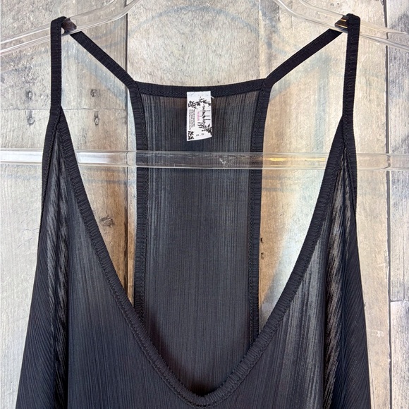 Intimately Free People Slinky Slink Black Racerback Tank Top in Black Size XS. - Picture 4 of 11